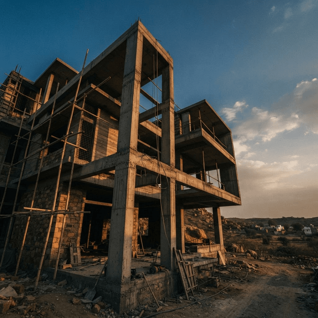 Contemporary premium residential construction delivered in Hyderabad